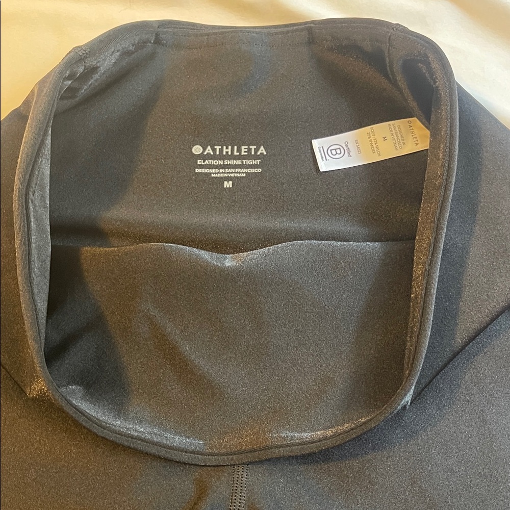 Athleta Black High-Waisted Leggings